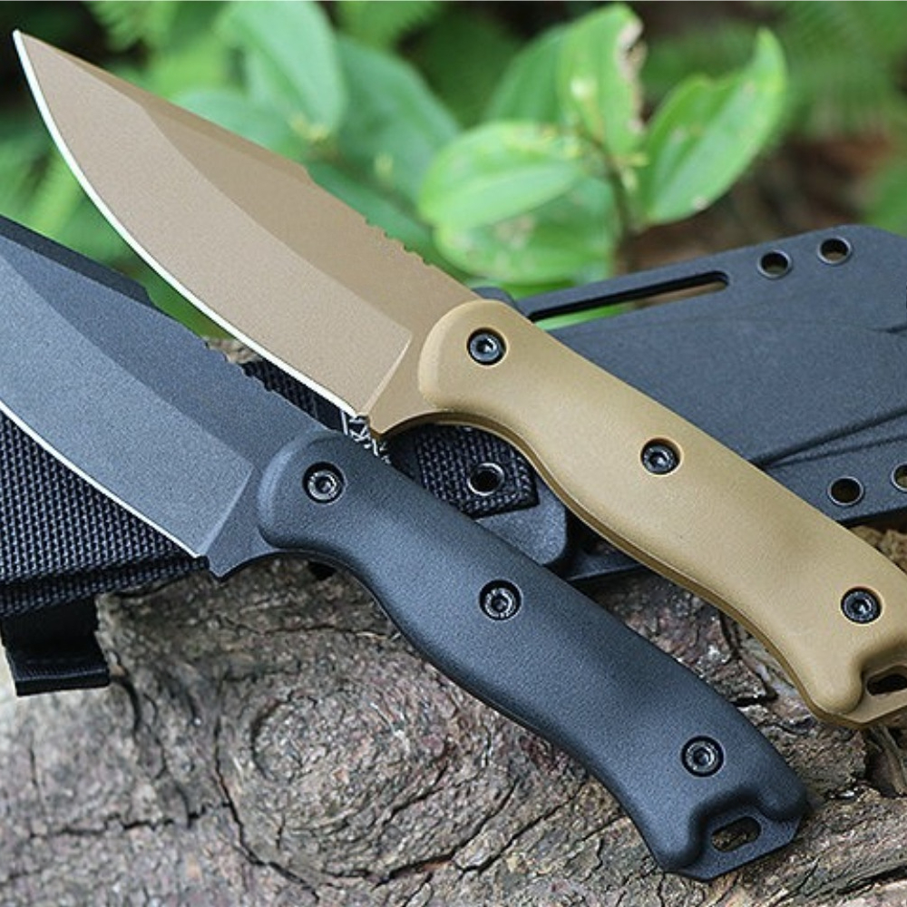 Outdoor Adventure Series - High-quality BK18 Straight Knife with Nylon