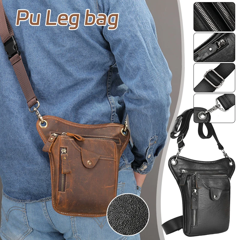 Leather Waist Pack Drop Leg Ba - đánh giá và giá Outdoor Adventure Japan