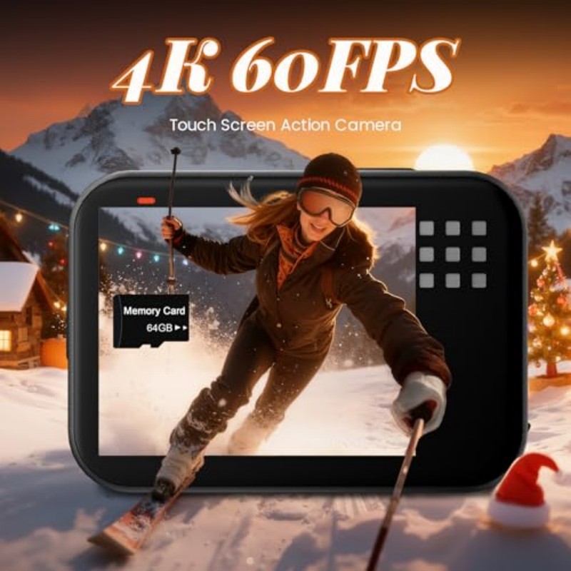 Mini body camera, 2K action ca - đánh giá và giá Outdoor Adventure Series