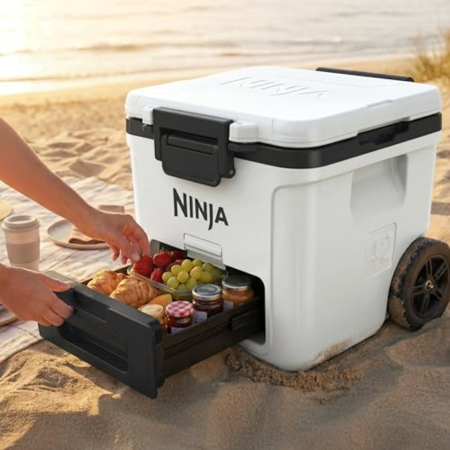 FrostVault 42qt wheeled cooler - đánh giá và giá Outdoor Adventure Zone