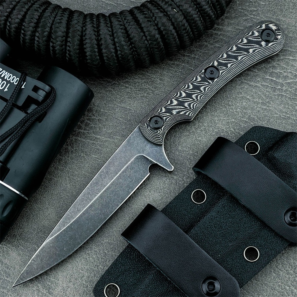 EDC Outdoor Straight Knife 7Cr - đánh giá và giá Outdoor Adventure With No Backpack