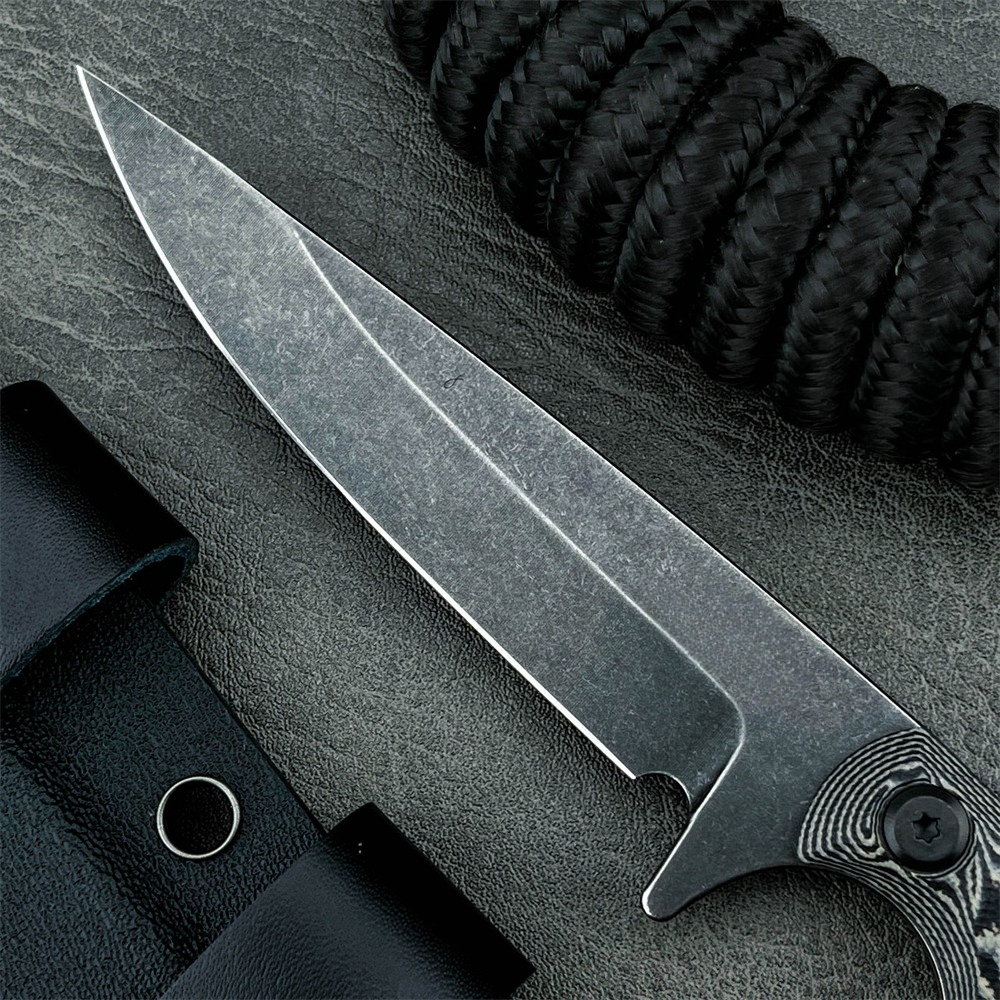 EDC Outdoor Straight Knife 7Cr - đánh giá và giá Outdoor Adventure With No Backpack