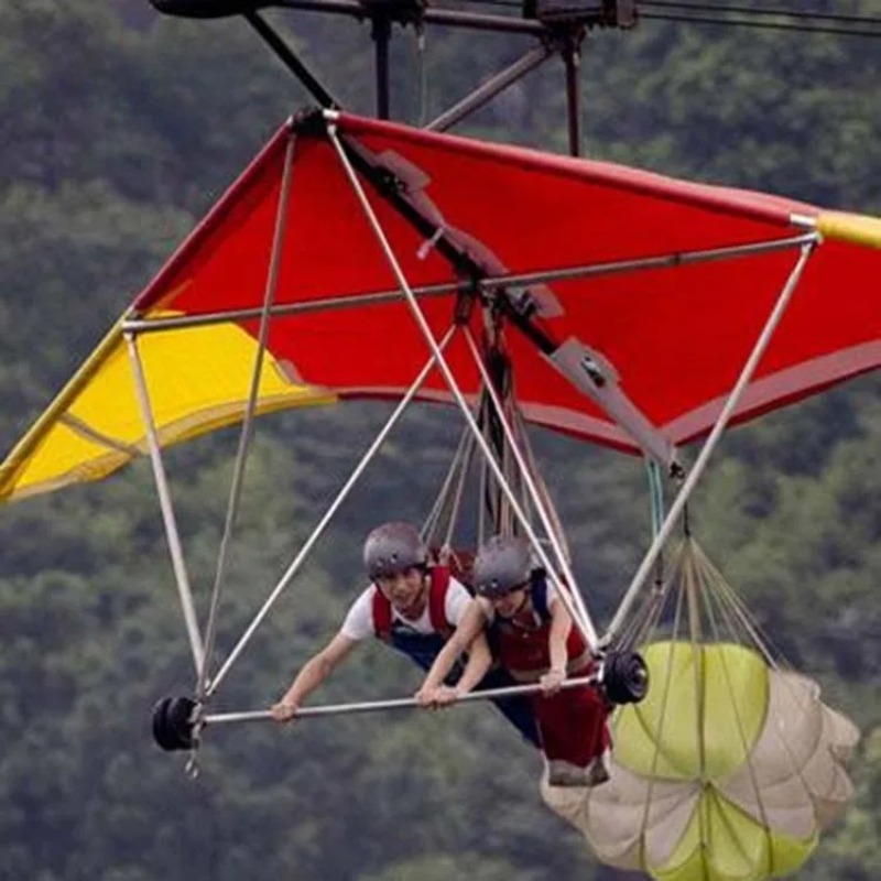 Outdoor Gliding Zipline Swingi - đánh giá và giá Outdoor Adventure Ziplines & Waterfall