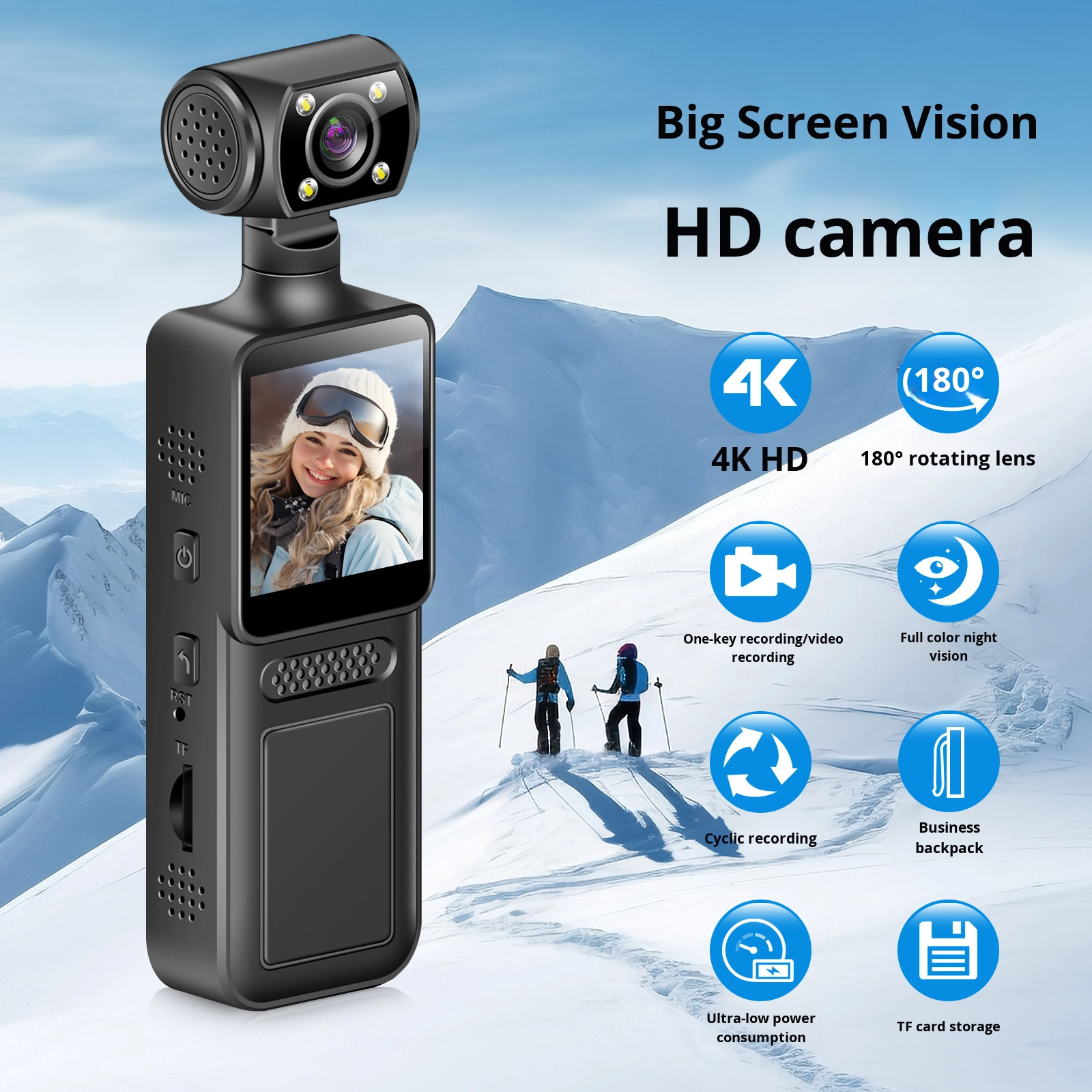 Portable HD WiFi Body-Worn Cam - đánh giá và giá Outdoor Adventure Video