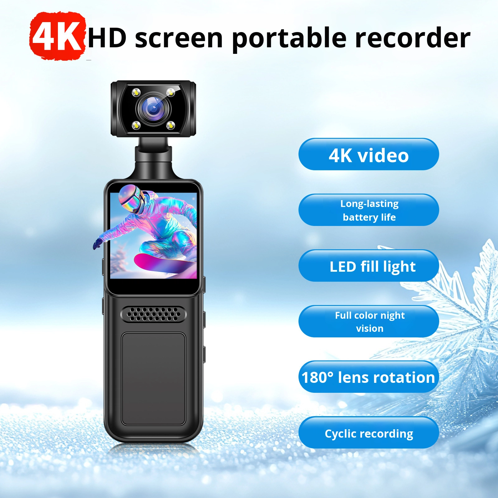 Portable HD WiFi Body-Worn Cam - đánh giá và giá Outdoor Adventure Video