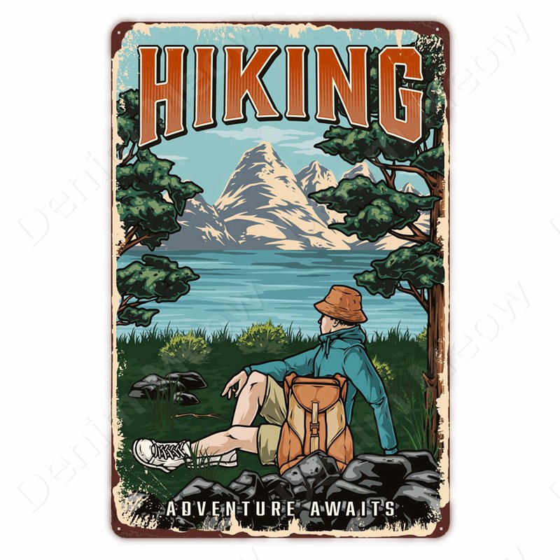 Camping Family Tin Sign, Fishi - đánh giá và giá Outdoor Adventure Club