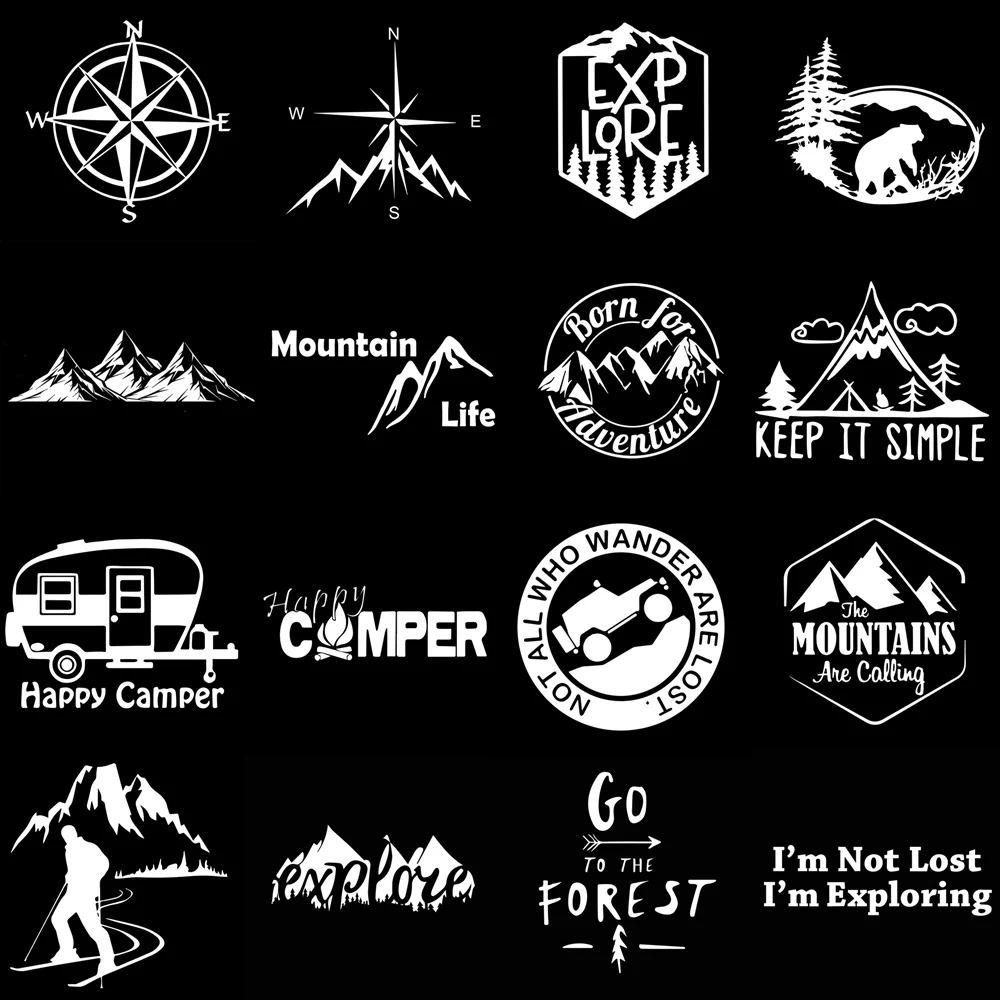 Car Stickers Adventure Outdoor - đánh giá và giá Outdoor Adventure Series