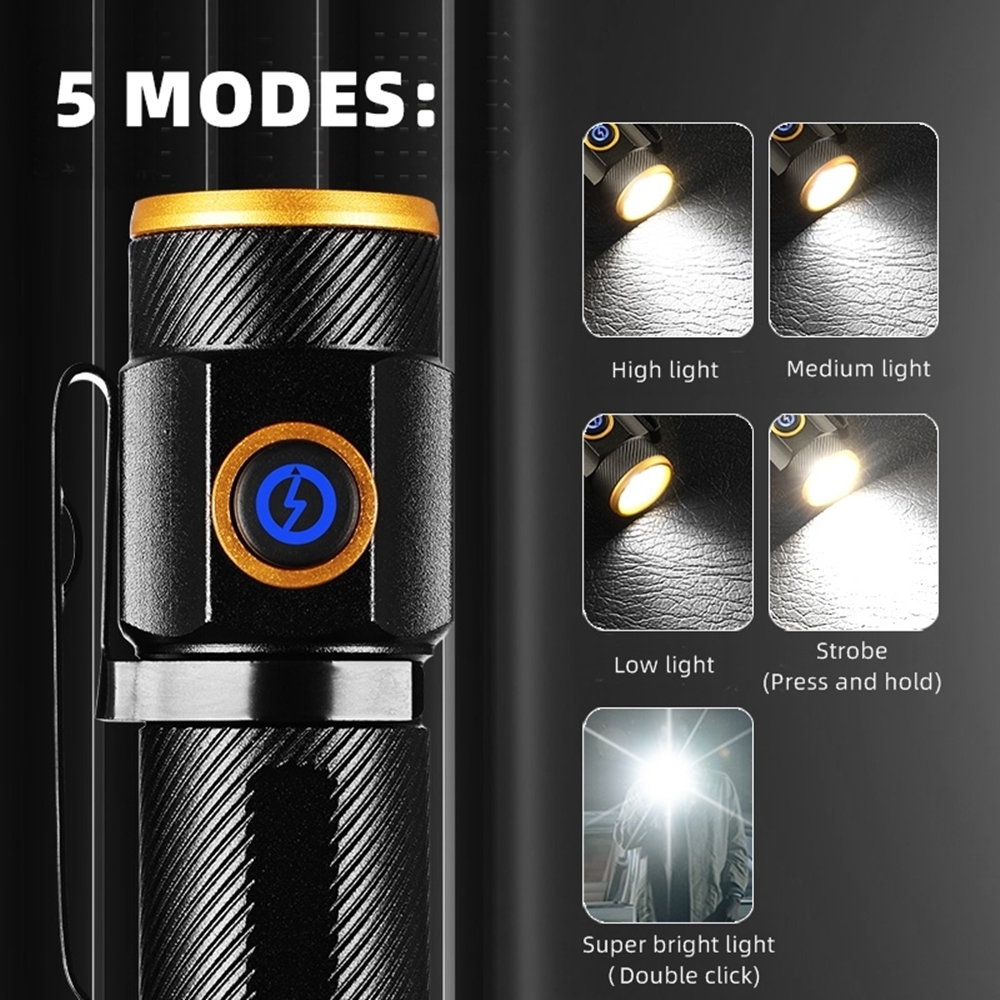 Mini Flashlight 6500K High Bri - đánh giá và giá Outdoor Adventure With No Backpack